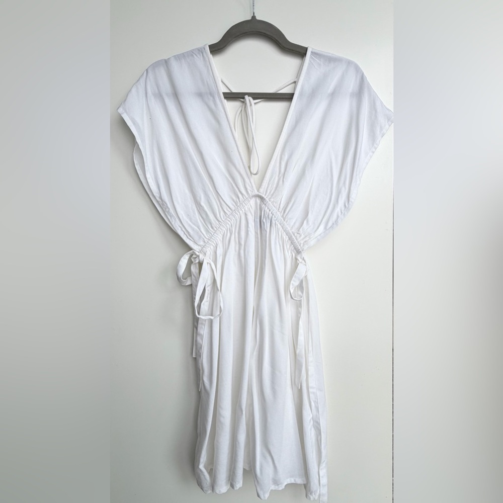 ASOS White Cover-up Beach Dress